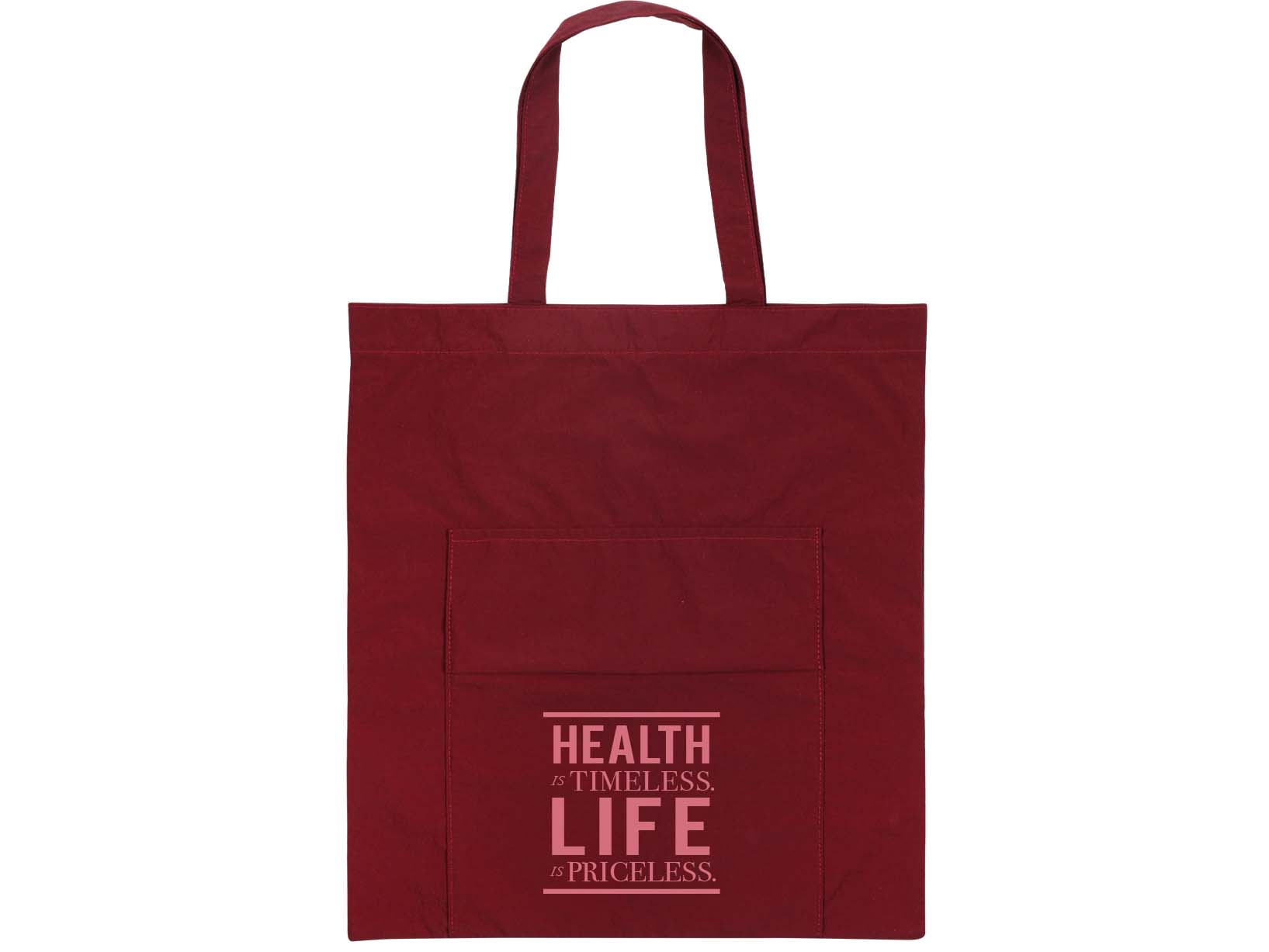 Foldable Tote Royal Burgundy: retailer-supplied image